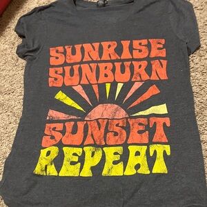Luke Bryan Sunrise Sunburn Sunset Repeat Graphic Tee